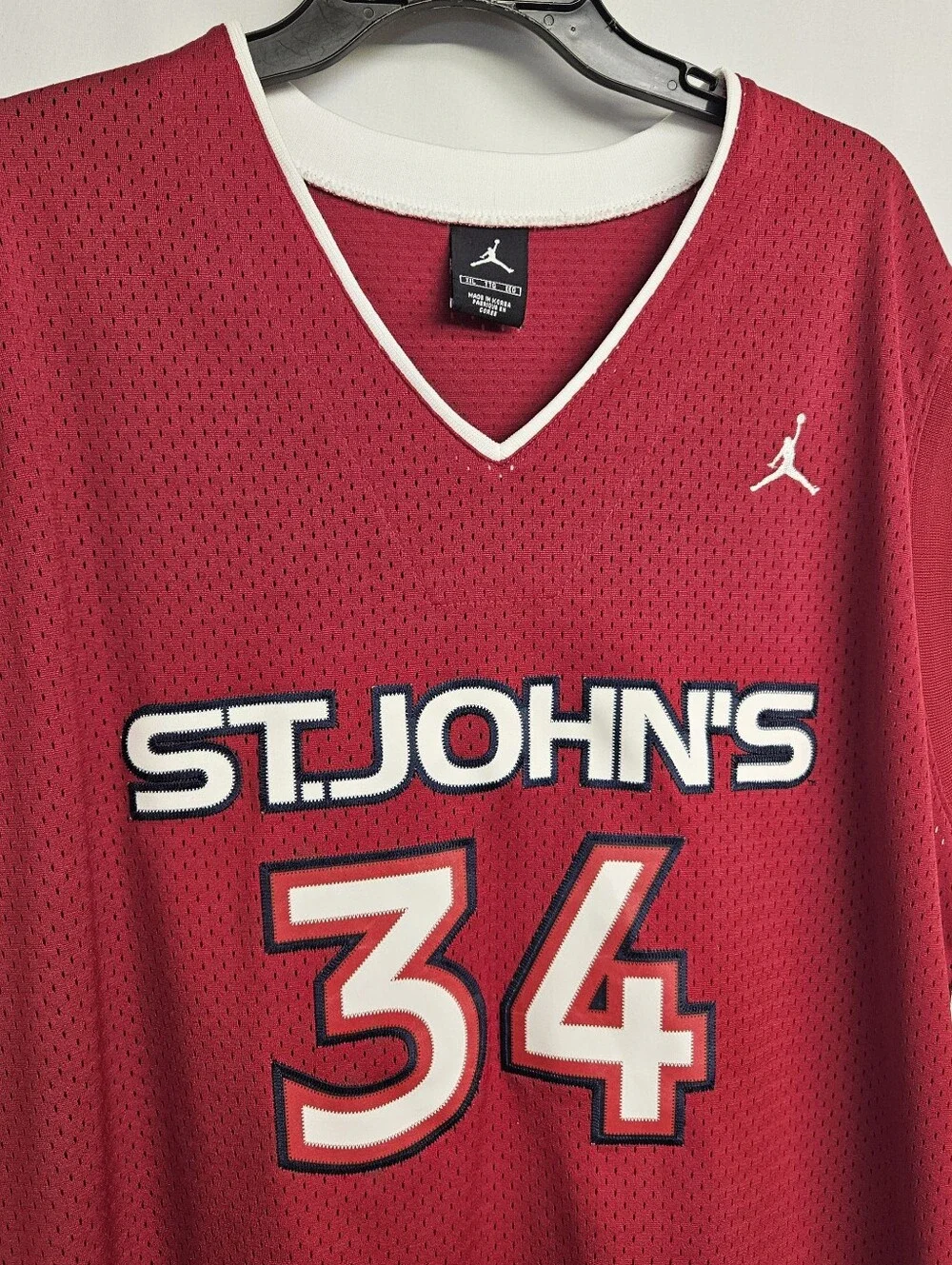 St. John’s Red Storm Jordan brand Basketball Jersey NCAA men's XXL # 34